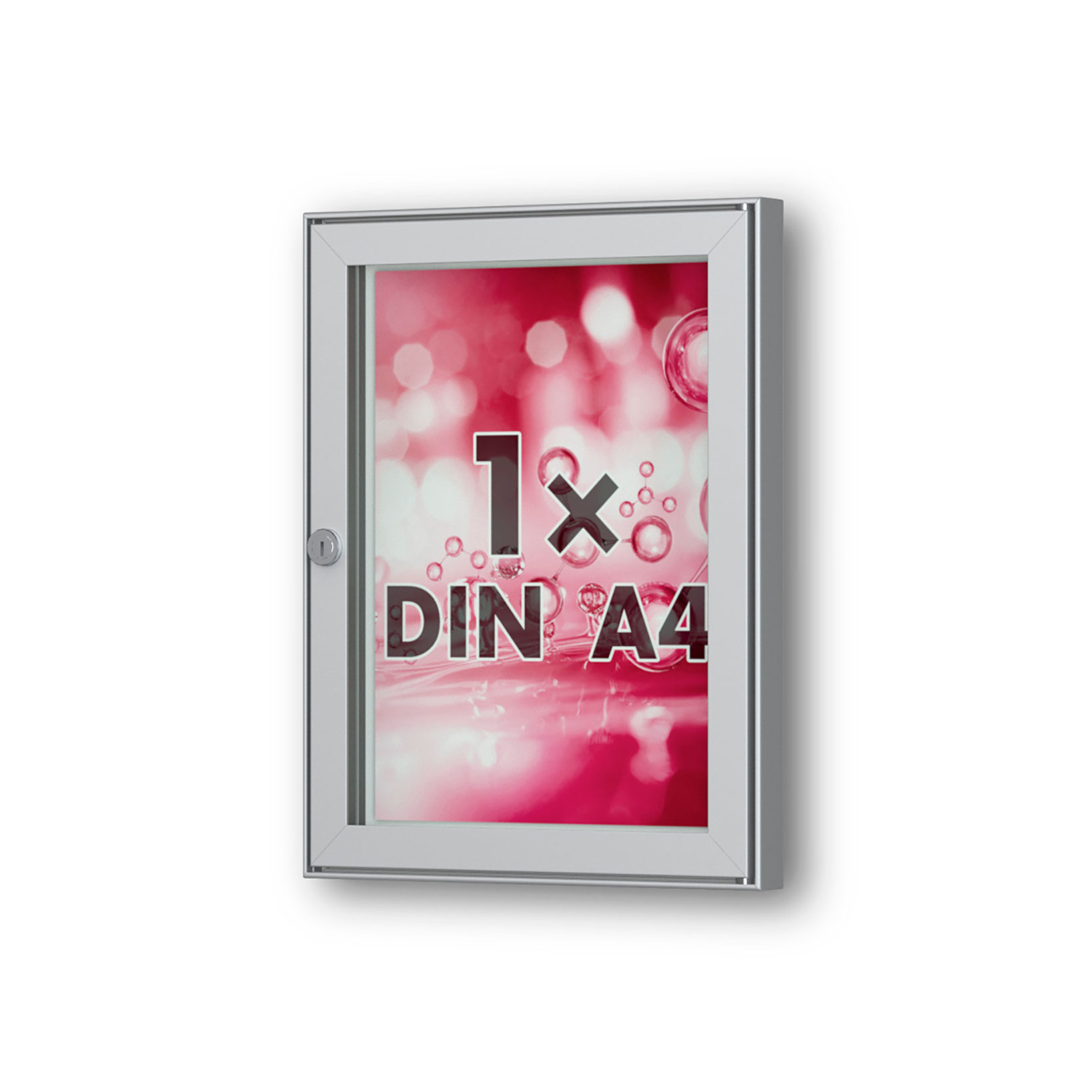 1 x DIN A4 Flachschaukasten Tesus - eckig 1 x DIN A4 Flachschaukasten Tesus - eckig