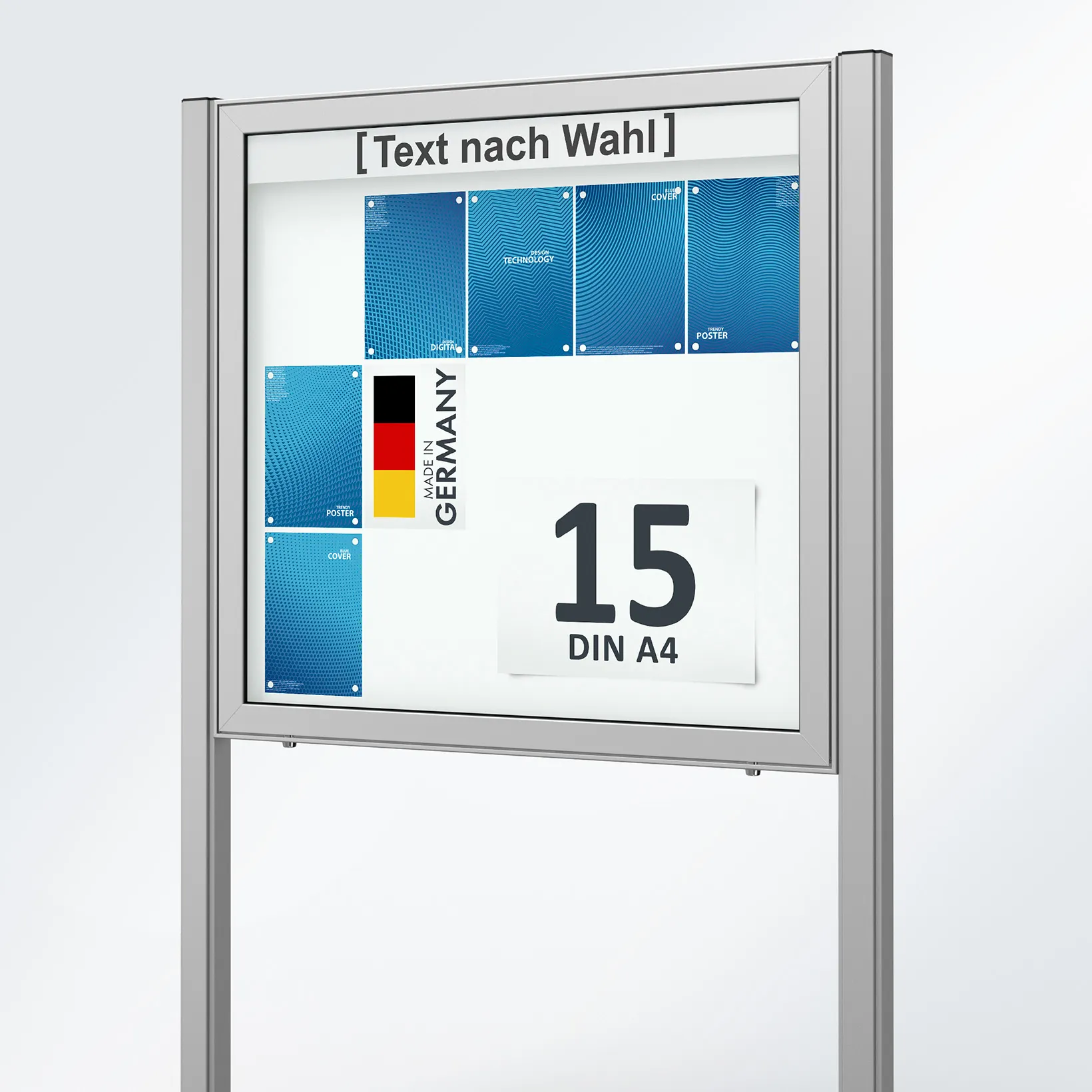 poster, display, stand, DIN A4, Germany flag